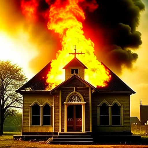 К чему снится горящая церковь?